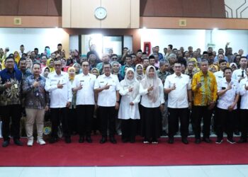 Wabup Subang Hadiri Penyerahan Petikan Surat Keputusan Pengangkatan CPNS Dan Pelepasan Purna Tugas PNS