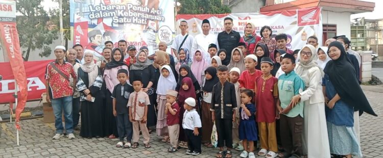 PT. Markoni Mandiri Perkasa Cikalong Santuni Anak Yatim Piatu Sambil Buka Puasa Bareng’ Warga