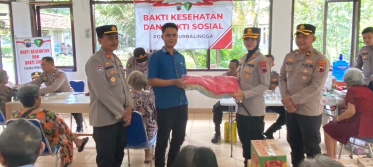 Polres Purbalingga Gelar Bakti Sosial dan Kesehatan di Panti Wreda