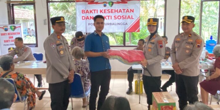 Polres Purbalingga Gelar Bakti Sosial dan Kesehatan di Panti Wreda