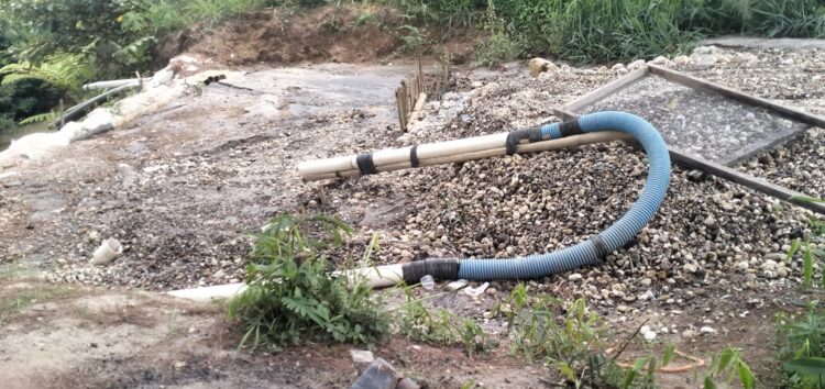 Tambang Pasir Ilegal di DAS Sigeaon Polres Taput Dinilai  Lamban Tindak Pelaku