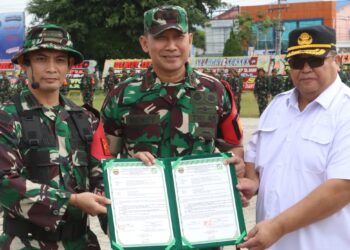 Kapolres Simalungun Hadiri Penutupan TMMD ke-127! TNI-Polri-Pemda Bersatu Bangun Desa, Warga Nikmati Sembako dan Pengobatan Gratis