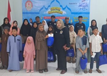Ramadan Penuh hikmah,Paguyuban Jurnalis Cicago Santuni Yatim dan Dhuafa di Cigombong