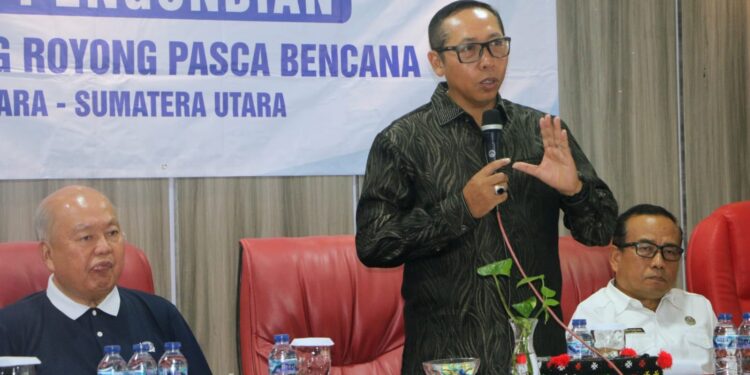 Bupati Tapanuli Utara Pimpin Verifikasi dan Pengundian 70 Unit Hunian Tetap ‘Kampung Parsaoran Nauli’ Adiankoting