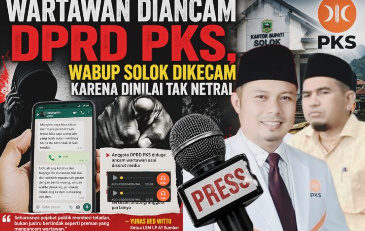 Anggota DPRD PKS Diduga Ancam Wartawan, Sikap Wabup Dinilai Tidak Netral