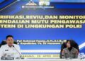 Tim Itwasum Polri Laksanakan Klarifikasi dan Monitoring Pengendalian Mutu Pengawasan Internal di Polda Jateng