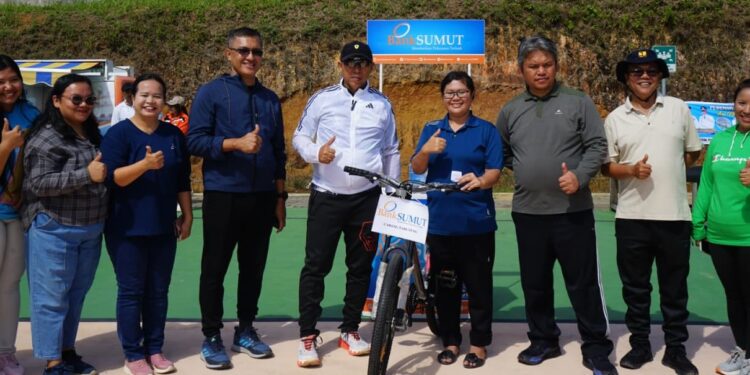 Pimpin Senam Bersama ASN, Bupati Taput Tekankan disiplin ASN dan Optimalisasi Aset