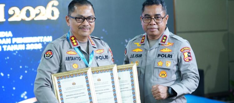 ‎ Aktif dan Adaptif di Era Digital, Polda Jateng Raih Tiga Penghargaan Nasional