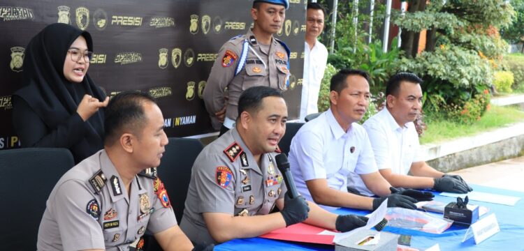 Polres Gresik Bongkar Jaringan Narkoba Lintas Madura – Pulau Bawean, 6 Tersangka Diamankan