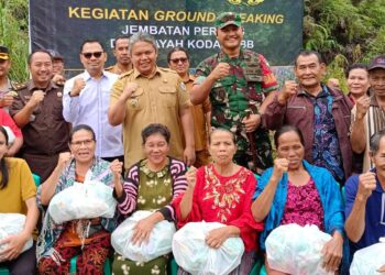 Pemkab Taput Dukung Groundbreaking Jembatan Sitakka