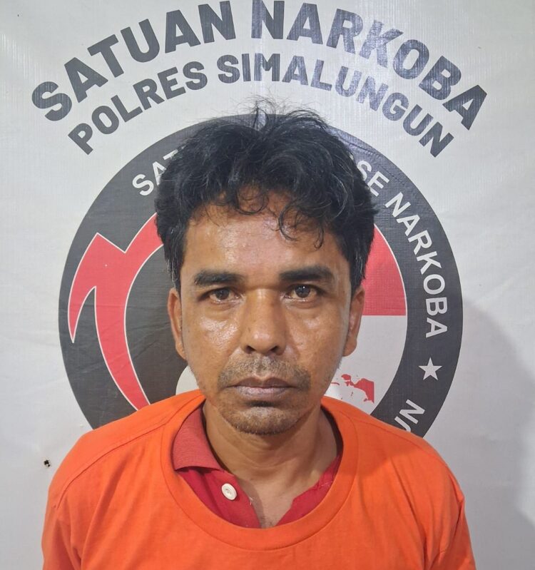 Kepergok Tunggu Pembeli Sabu di Depan Rumah Warga, Pria Tanah Jawa Dibekuk Polres Simalungun