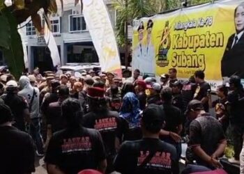 Laskar Indonesia Aksi ke Bapenda Subang, Soroti Dugaan Intervensi Pers dan Tuntut Supremasi Hukum