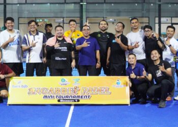 Turnament Session 1 Diselenggarakan Oleh BAPOR KORPRI Bekerjasama Dengan Bank BJB PDAM Tirta Rangga Di Flash Padel Subang