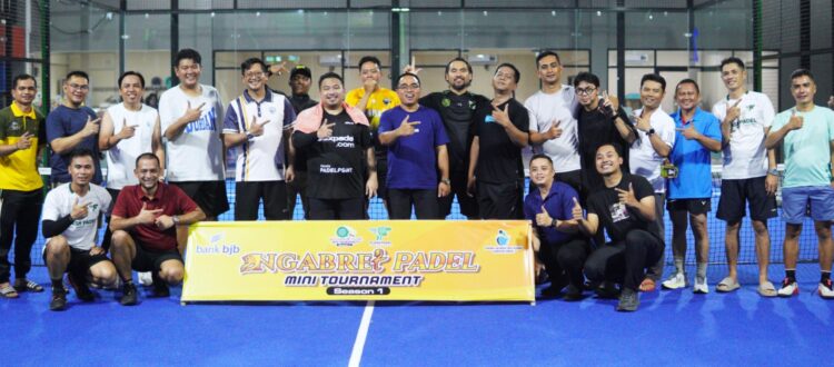 Turnament Session 1 Diselenggarakan Oleh BAPOR KORPRI Bekerjasama Dengan Bank BJB PDAM Tirta Rangga Di Flash Padel Subang