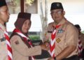 Bupati Sadewo Lepas Kontingen Kwarcab Banyumas untuk Ikuti Pesta Siaga Jateng 2026