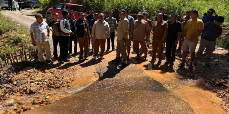 Sinergi Lintas Provinsi, Bupati JTP Hutabarat Tinjau Pemulihan Jalan BKPSU dan Lokasi Huntap Bantuan Gub Jabar