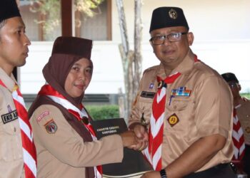 Bupati Sadewo Lepas Kontingen Kwarcab Banyumas untuk Ikuti Pesta Siaga Jateng 2026
