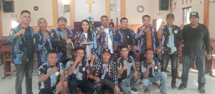 Pesta Pembangunan Kantor Dinas Dan Konsistori Gereja HKBP Maranata Sip Benar Kab Rokan Hilir Rohil Riau Terlihat Meriah