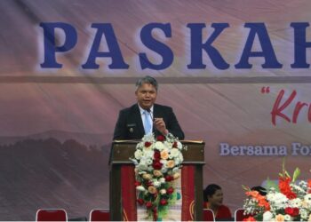 Pemkab Taput Ajak HKBP Sinergi Bangun Generasi Brilian dan Kembangkan Wisata Rohani Salib Kasih