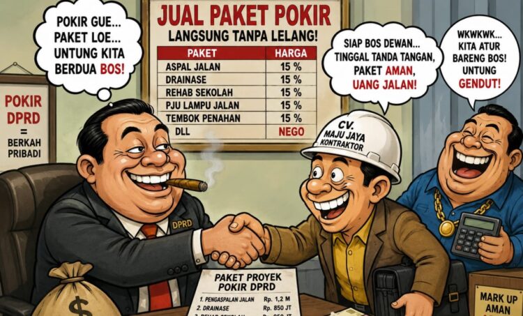 Pokir DPRD Subang Disorot, Dugaan “Jual Beli Paket” di OPD Gemuk Mulai Jadi Perbincangan