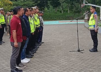 Ratusan Personel Polres Purbalingga Amankan Liga 4 Nasional di GOR Goentoer Darjono