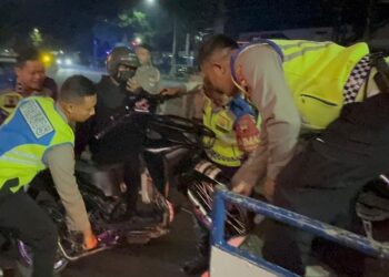 Polres Purbalingga Gelar Patroli  Antisipasi Balap Liar, 20 Motor Diamankan