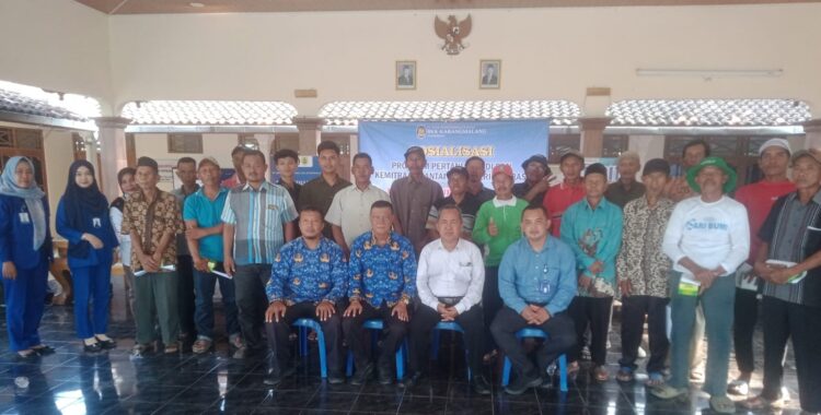 Sosialisasi Program Pertanian Padi dan Kemitraan Rantai Pasok Terintegritasi, BKK Karangmalang Dorong Peningkatan Prodiktivitas Petani Sragen
