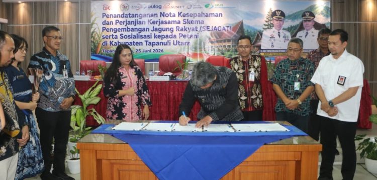 Wujudkan Ketahanan Pangan, Pemkab Tapanuli Utara Gandeng OJK Cetak Petani Milenial menjadi Pebisnis Lewat Skema ‘Sejagat’