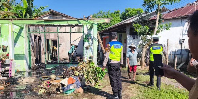 Kebakaran Rumah di Kemangkon, Polisi Periksa TKP