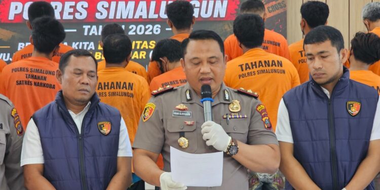 Sat Narkoba Polres Simalungun Torehkan Rekor Terbaik, Operasi Antik Toba 2026 Ringkus 53 Tersangka Dan Sita Lebih Dari Satu Kilogram Narkoba