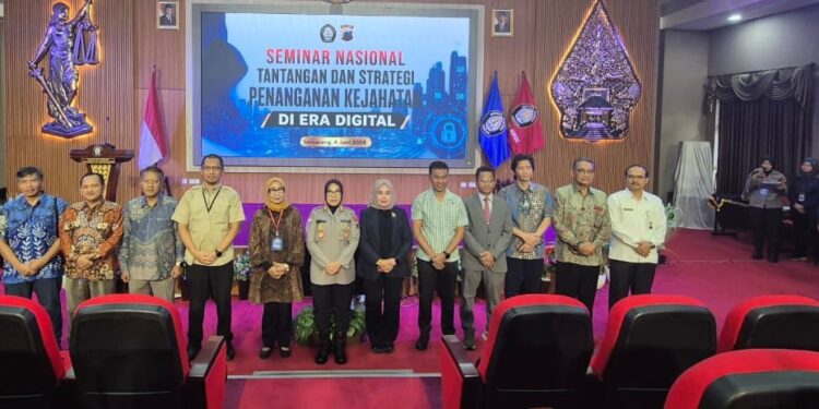 Gelar Seminar Nasional di Pusat Studi Kepolisan FH Undip, Polda Jateng dan Akademisi Perkuat Strategi Hadapi Kejahatan Digital di Era AI