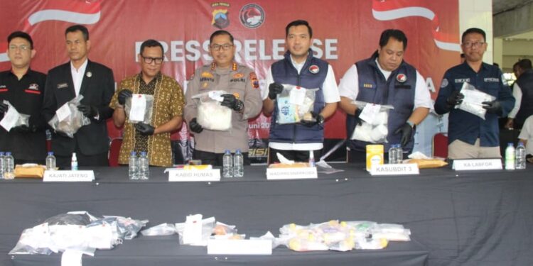 Polda Jateng Musnahkan Barang Bukti dari 449 Kasus Narkoba, Selamatkan Hampir 168 Ribu Jiwa dari Ancaman Narkotika
